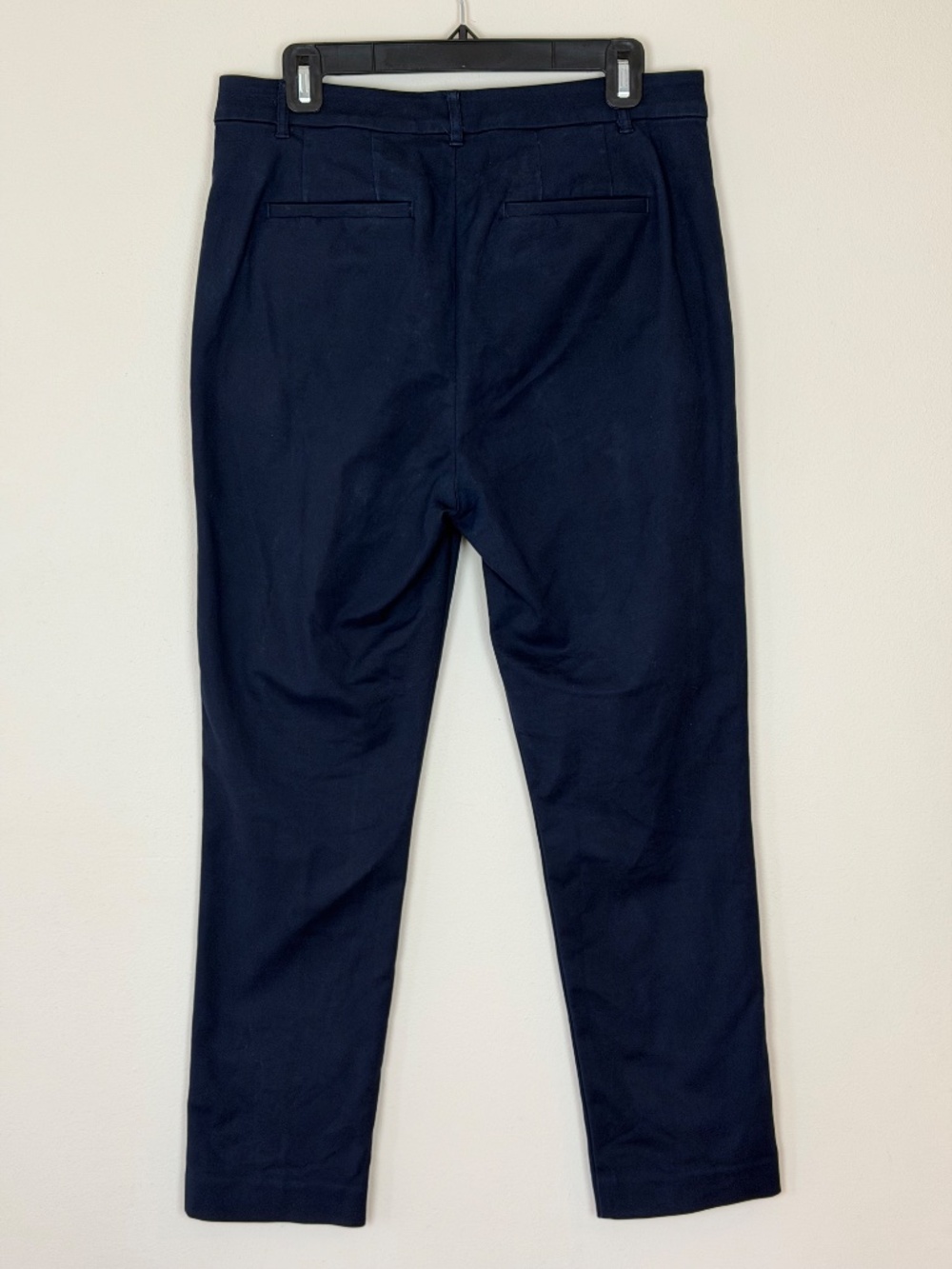 Lauren Ralph Lauren Casual Cotton Straight Leg Blue Pants Women's 10 Preppy - Picture 4 of 7